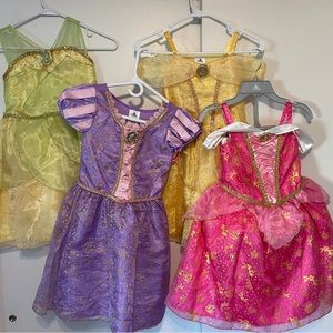 (4) Disney Princess Costumes